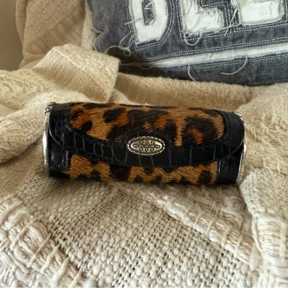 Brighton Brown and Black Lipstick holder